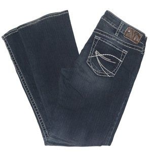 SILVER Aiko Mid Rise Bootcut Jeans 33x33